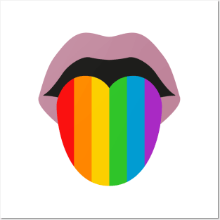 Pride Tongue LGBT Posters and Art